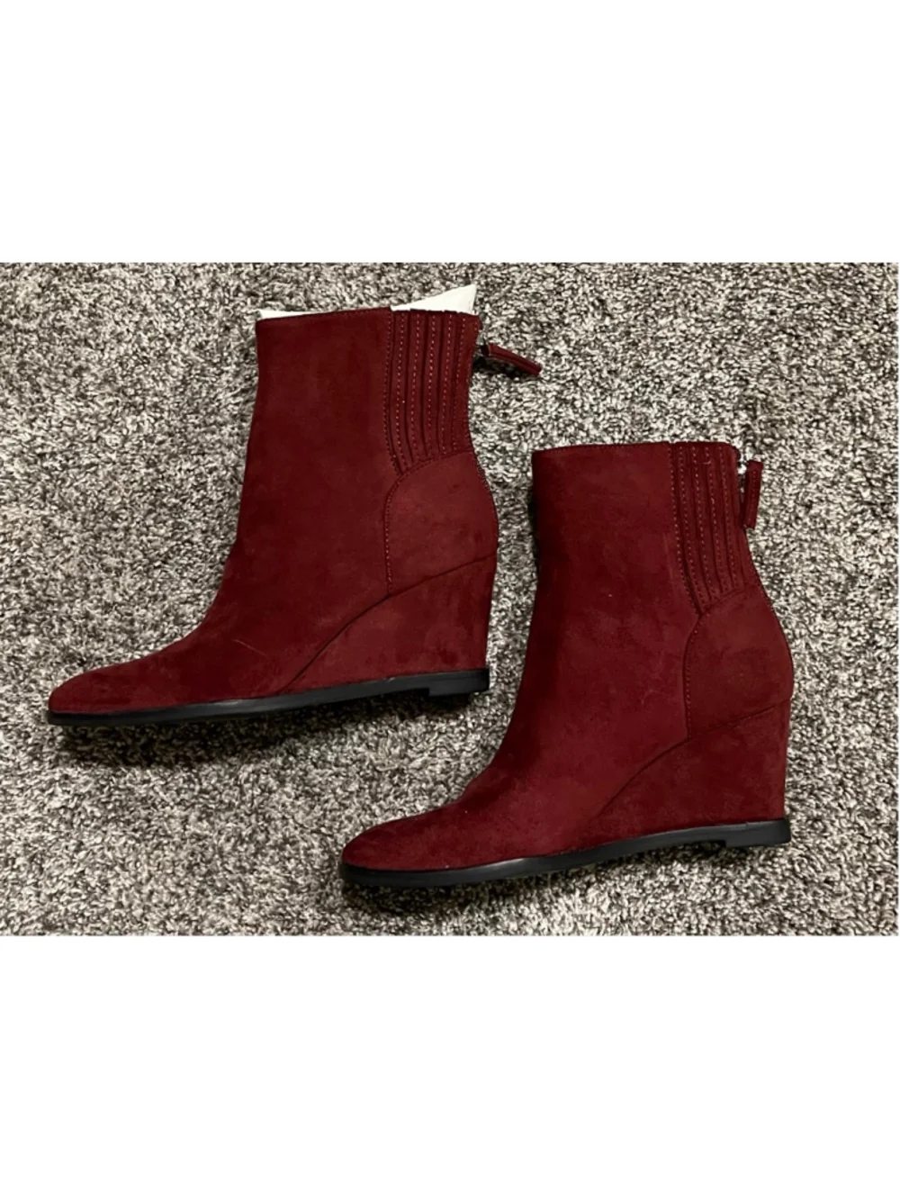 Dolce Vita Tippy Wedge Heeled Ankle Boots, Size 6.5, NWOB